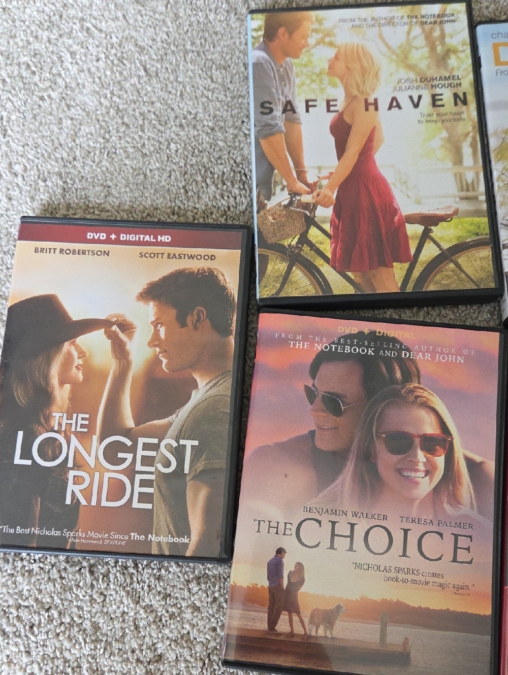 Set Of 7 Nicholas Sparks DVDs - Picture 2 of 3